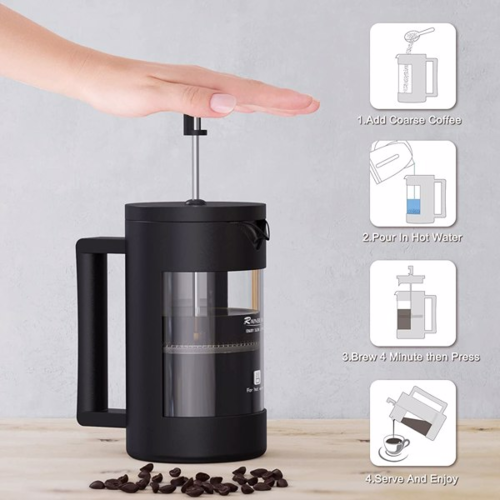 True Origin Roast Mini French Press — 350ml / 600ml
