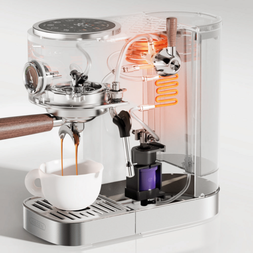 True Origin Roast 2100W Semi-Automatic Espresso Machine — 95°C Precision Brew
