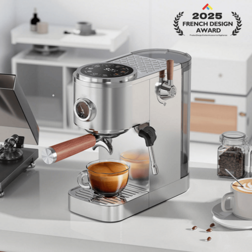 True Origin Roast 2100W Semi-Automatic Espresso Machine — 95°C Precision Brew