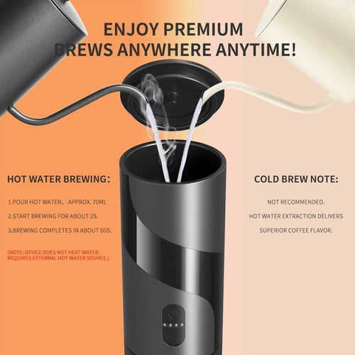True Origin Roast Portable Electric Espresso Machine — Travel & Car