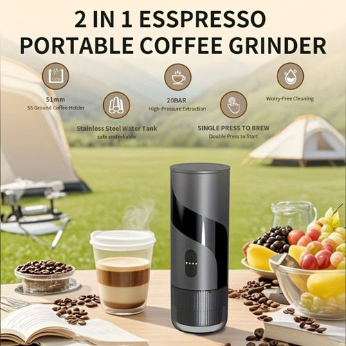 True Origin Roast Portable Electric Espresso Machine — Travel & Car