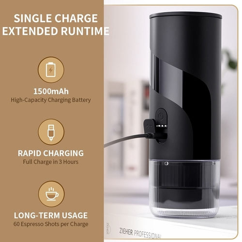 True Origin Roast Portable Electric Espresso Machine — Travel & Car