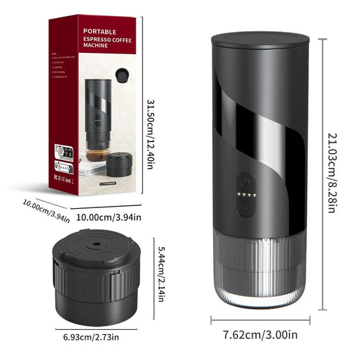 True Origin Roast Portable Electric Espresso Machine — Travel & Car